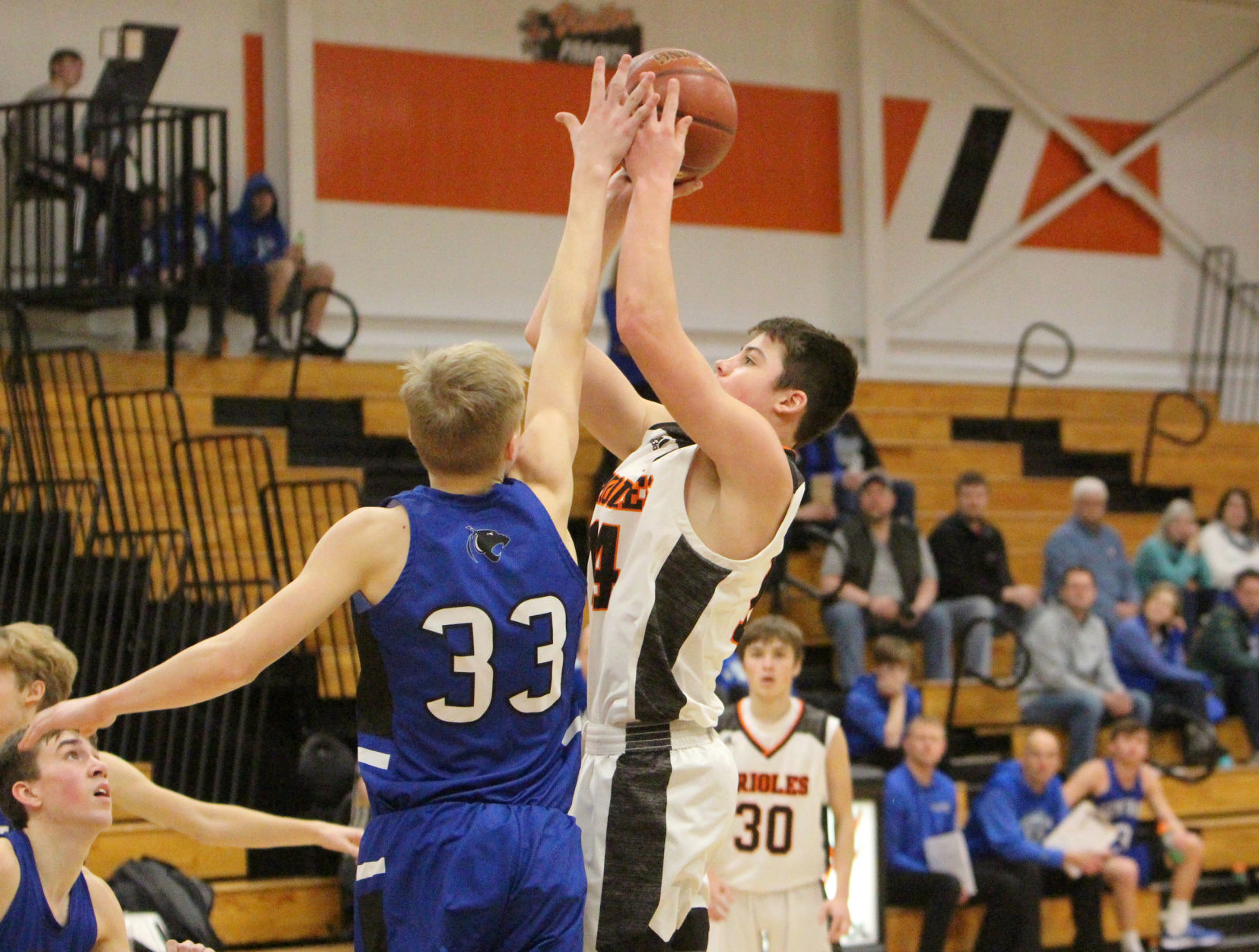 Saint Croix Central at Stanley-Boyd boys basketball 2-15-20